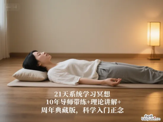 21天系统学习冥想，10年导师带练+理论讲解｜周年典藏版，科学入门正念