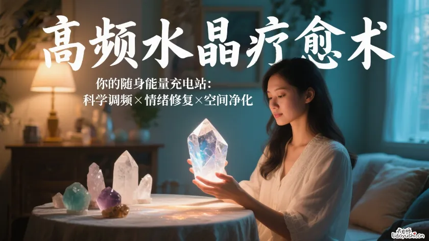高频水晶疗愈术｜你的随身能量充电站：科学调频×情绪修复×空间净化