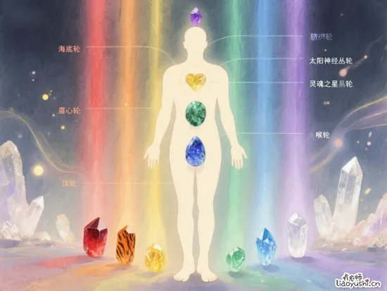 身体里的八座能量站，卡崔娜教你用水晶激活生命原动力
