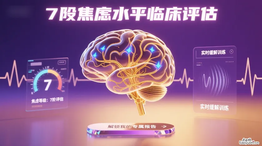 7阶焦虑水平临床评估 · 即时识别风险信号+个性化缓解方案