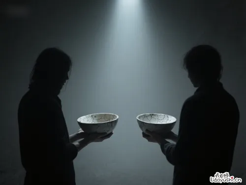 关系痛苦的真相：两人都在举着空碗要饭