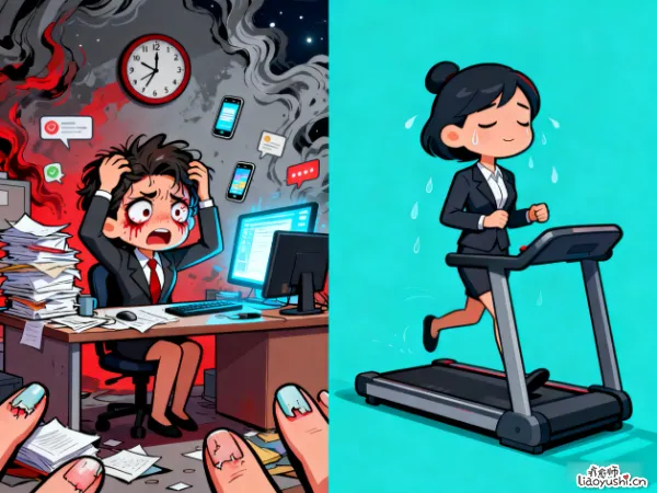 老板半夜微信我秒回时，突然发现指甲被自己啃秃了