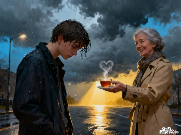 那个下雨的下午，一句平凡的心灵鸡汤句子，如何意外点亮了我朋友整个人生的旅程