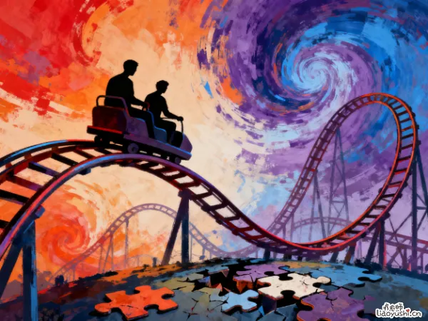 情绪过山车上的生存指南：15个边缘型人格障碍的真实撕裂与重组