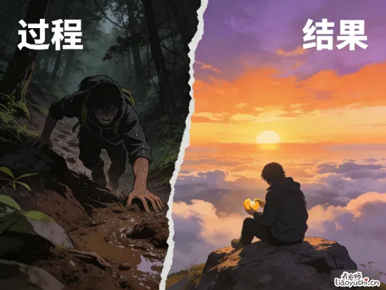 那些朋友圈里只发山顶照片的人，都隐藏了爬到一半想滚下山的心情